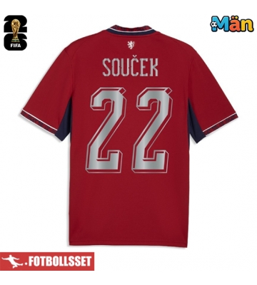 Tjeckien Tomas Soucek #22 Hemmatröja VM 2026 Kortärmad